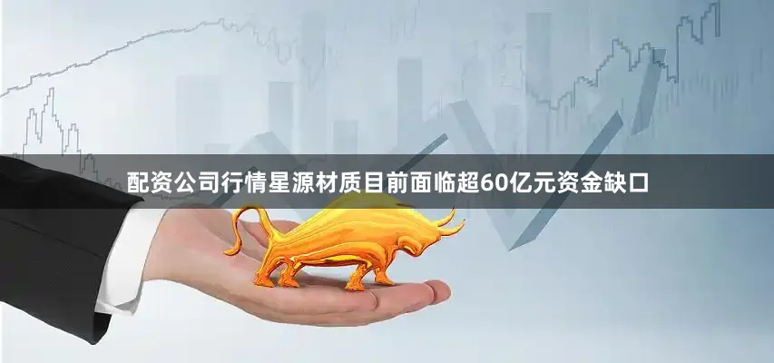 配资公司行情星源材质目前面临超60亿元资金缺口